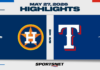 MLB Highlights: Astros 4, Rangers 3