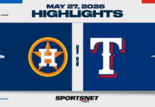 MLB Highlights: Astros 4, Rangers 3