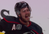 Hurricanes’ Aho corrals pass off skates and fires goal upstairs