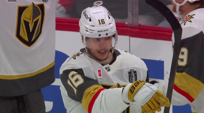 Golden Knights’ Dorofeyev buries feed from Eichel for power-play goal