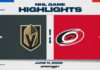 NHL Game 5 Highlights: Hurricanes 4, Golden Knights 2